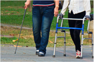 women-walking-with-mobility-aids